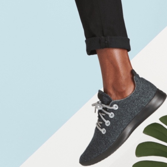 Allbirds womens charcoal gray blue wool runners - Picture 3 of 8